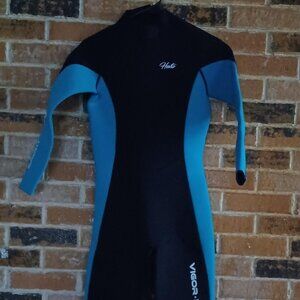 Kids Heveto Blue/Black Wetsuit - Size 16 - see measurements